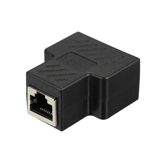 Cable Length: Other Occus 1 to 2 Way Dual Female Cat6/5/5e RJ45 LAN Ethernet Network Splitter Adapter Extender Plug Coupler 